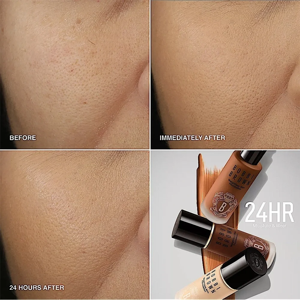 Bobbi Brown Neutral Warm Walnut Weightless Skin Foundation .44oz